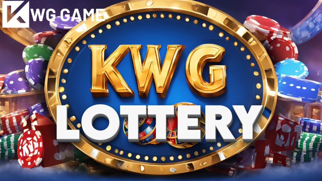 A KWG Game Lottery ticket with vibrant colors and exciting prize details.